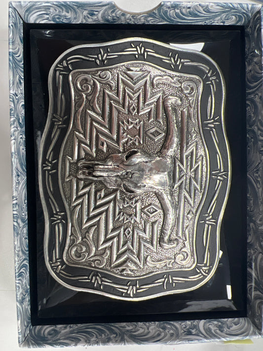 Men's CRUMRINE  Steerhead Skull Buckle