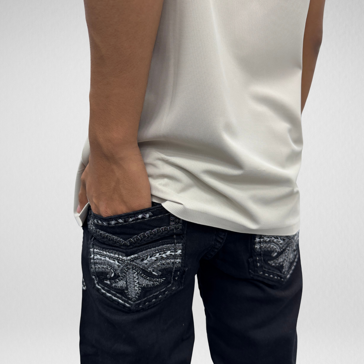 Youth Western Blue Denim (WJ-2360-K)