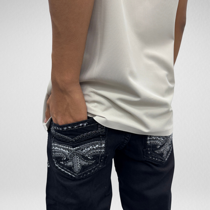 Youth Western Blue Denim (WJ-2360-K)