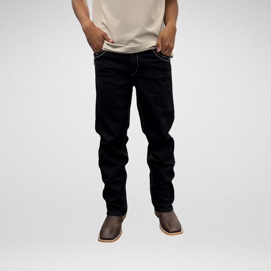 Youth Western Blue Denim (WJ-2360-K)