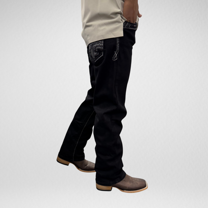 Youth Western Blue Denim (WJ-2360-K)