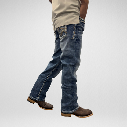 Youth Western Blue Denim (WJ-2361-K)