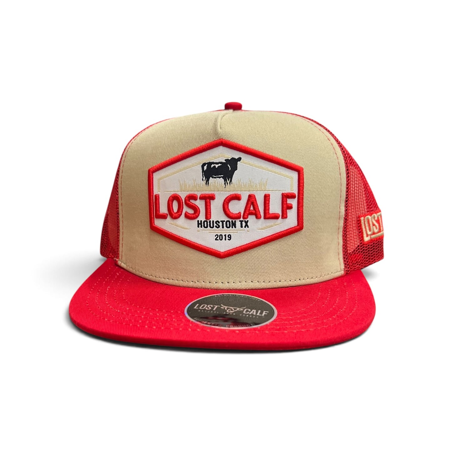 Lost Calf Hat - Farm Red