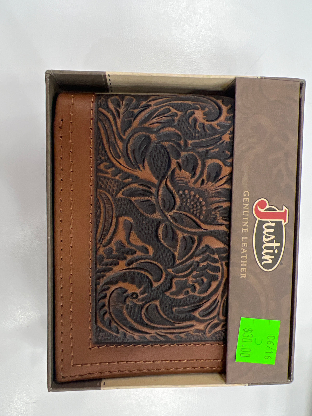 Men's JUSTIN  Wallet  - brown leather