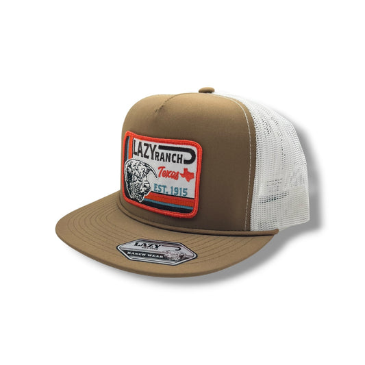 Lazy J Hat - Coyote Brown/White Rio Grande