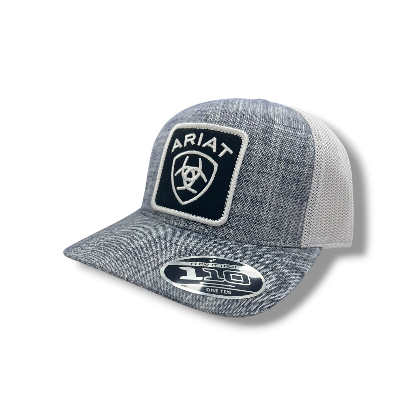 Ariat Black/White Logo Patch Hat - Heather Navy