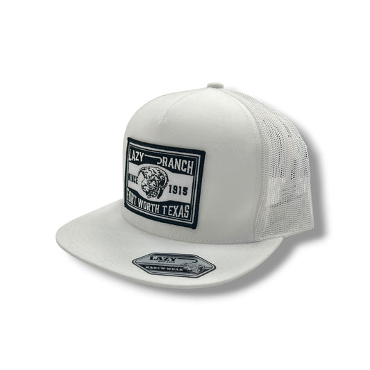 Lazy J Hat - White Forth Worth