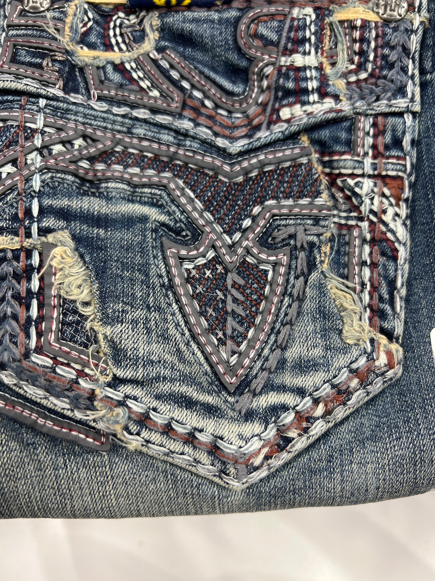 Men's Rock in L.A. Slim Straight Boot Denim (R-380)