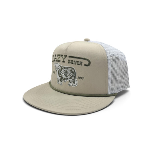 Lazy J Hat - Tan & White Alpine Classic Rope Hat