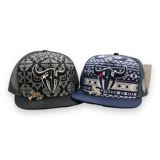 Rough Hand "Azteca" 2-Pack Hat W/Pins Bundle - #2