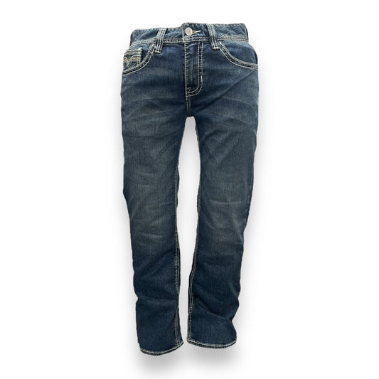 Rock&Roll Denim - Pistol Straight Two Tone Jean