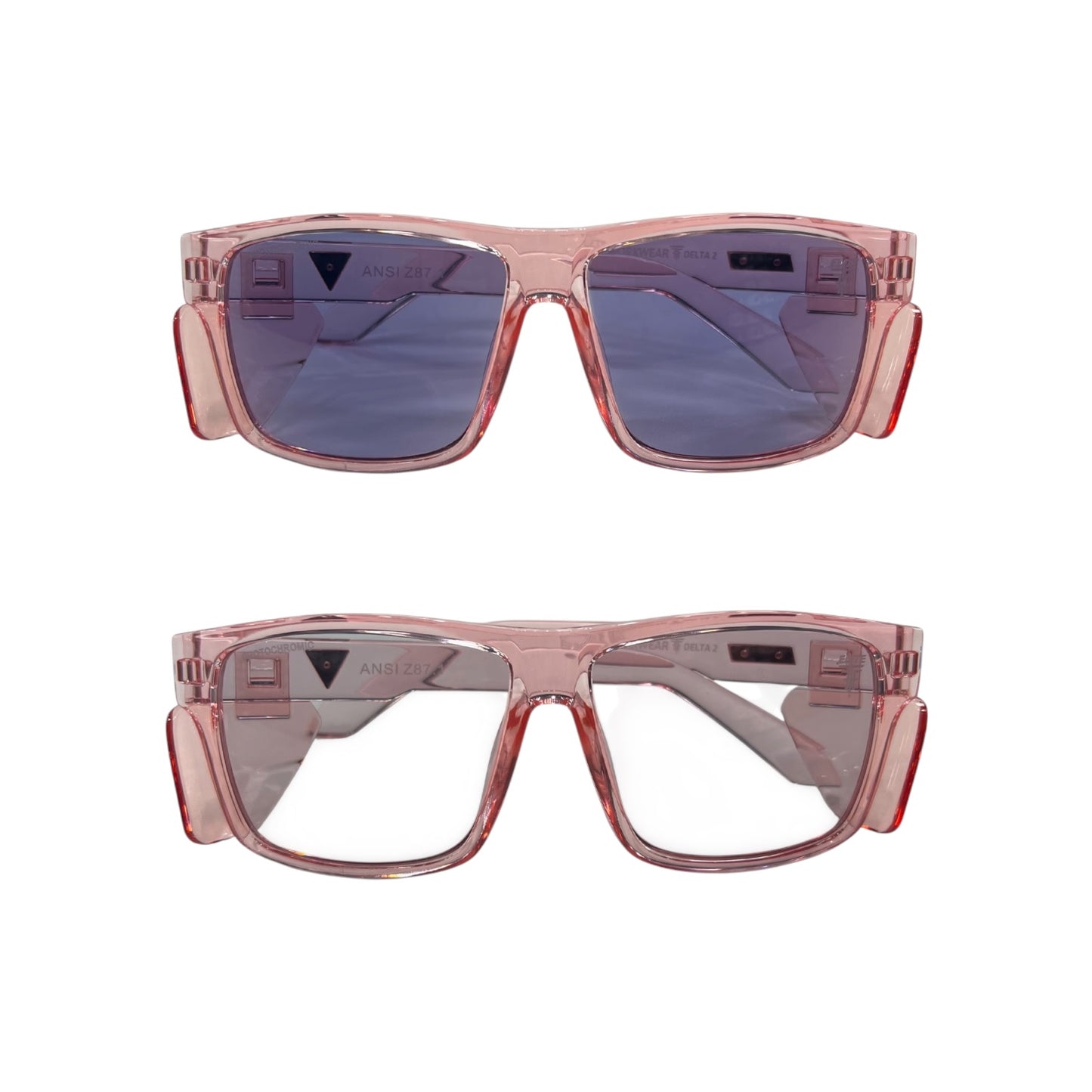 Elite Polarized Z87+ Sunglasses - Delta Pink Photochromic
