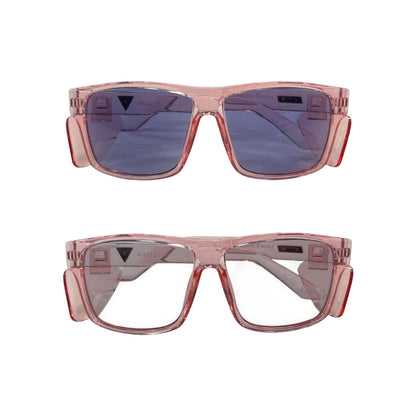 Elite Polarized Z87+ Sunglasses - Delta Pink Photochromic