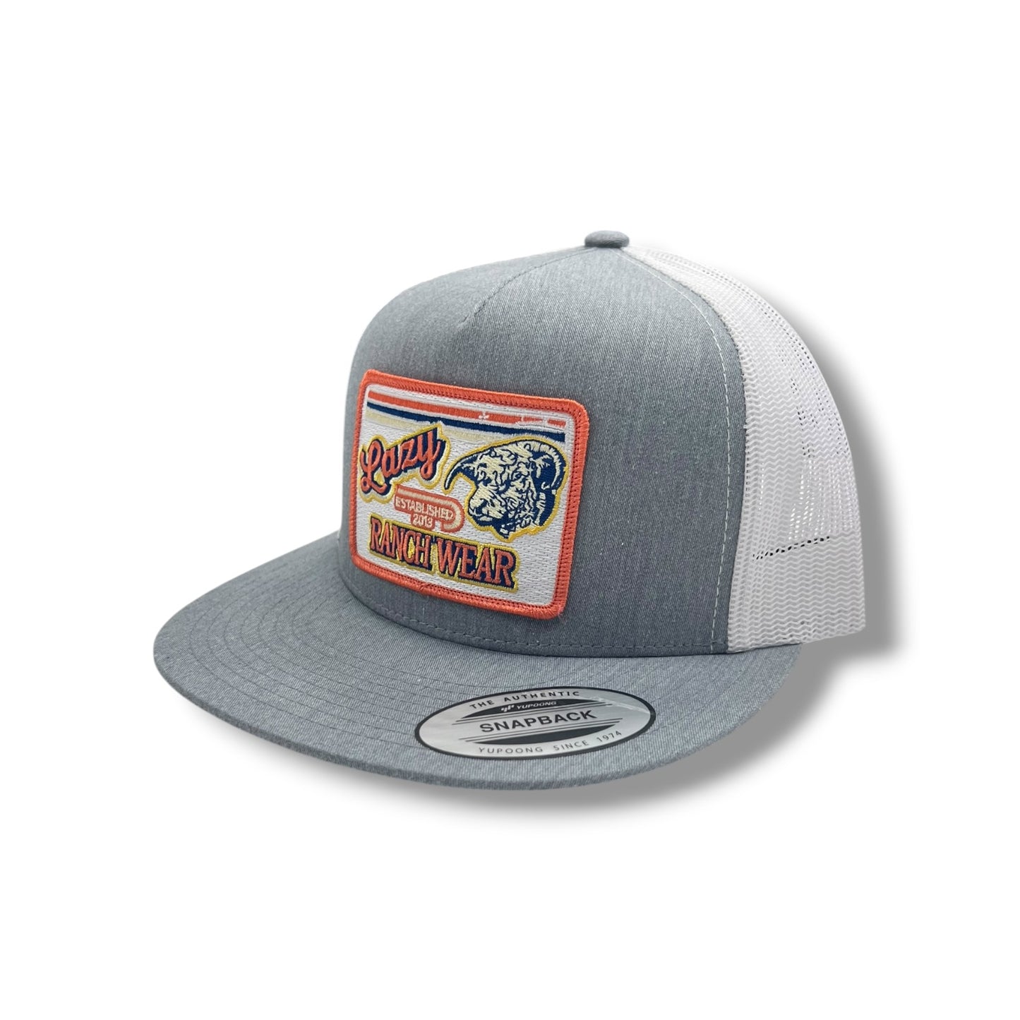 Lazy J Hat - Grey Retro Rope