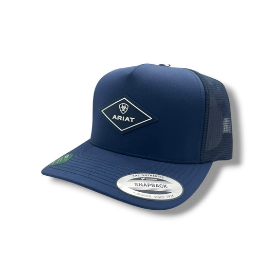 Ariat Rubber Patch Logo Hat - Navy