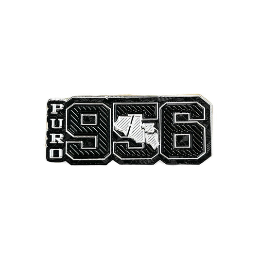 3D PURO 956 County Sticker -  Silver