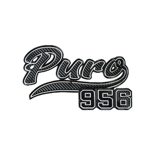 3D Puro 956 Sticker - Silver