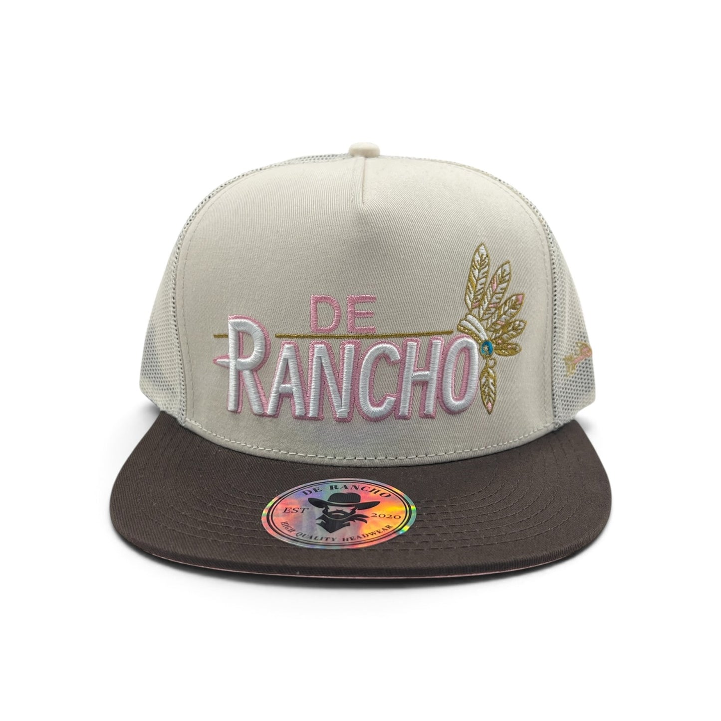 De Rancho Hat - Apache Feather (cream/brown)