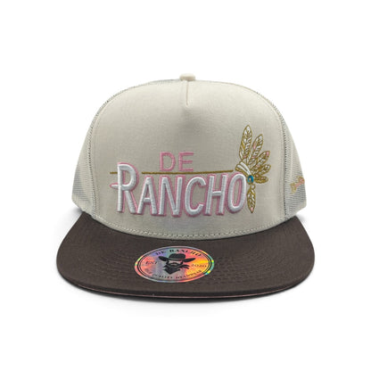 De Rancho Hat - Apache Feather (cream/brown)