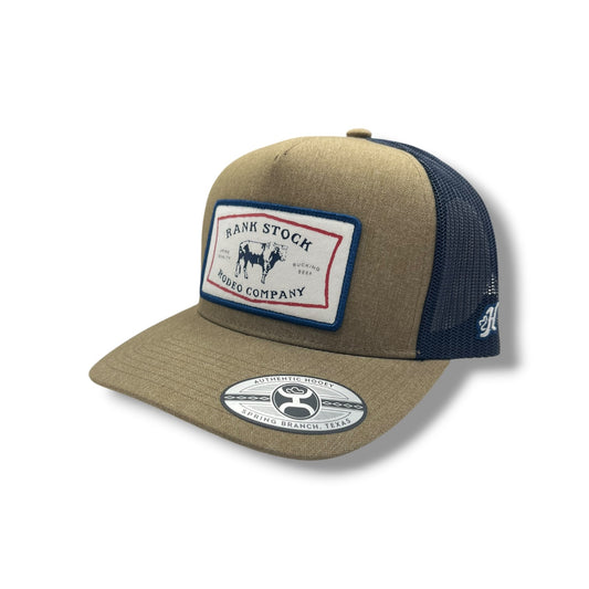 Hooey Hat- Rank Stock Tan/Navy
