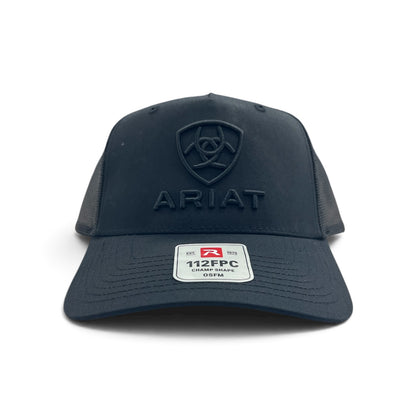 Ariat Black  Logo Patch Hat