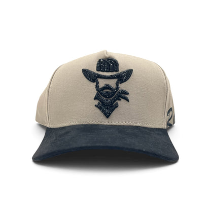 De Rancho Hat - A Frame Diamond Dust ( Tan/Black)