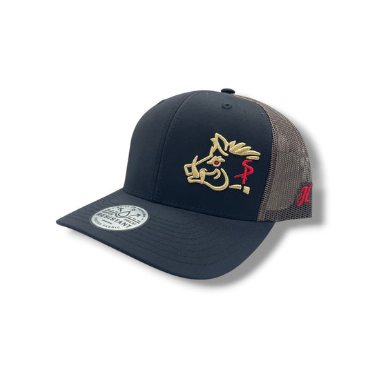 Hooey Snipe Pig Hat - Black/Brown