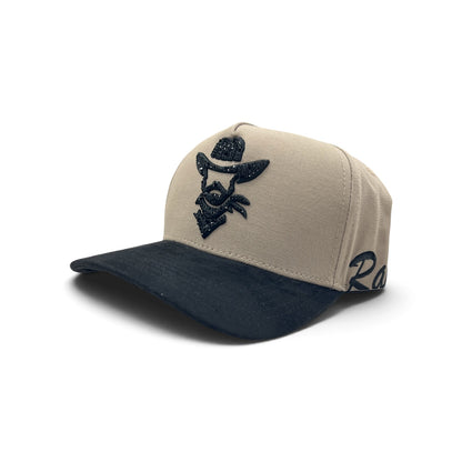 De Rancho Hat - A Frame Diamond Dust ( Tan/Black)