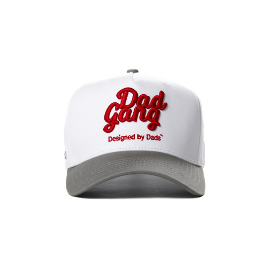 Dad Gang Co. - White, Grey & Red