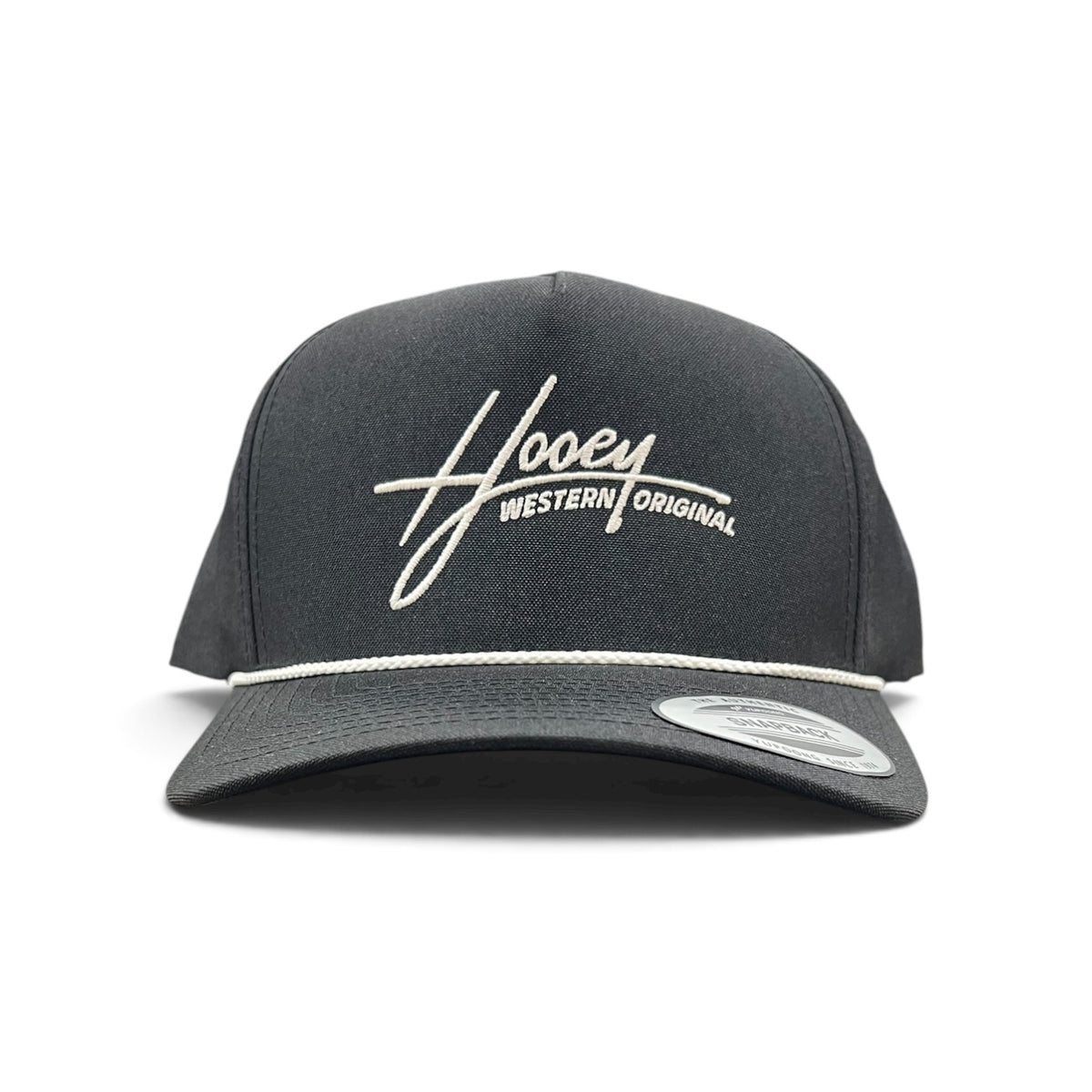Hooey Hat - Mark Out Black W/White Stiching