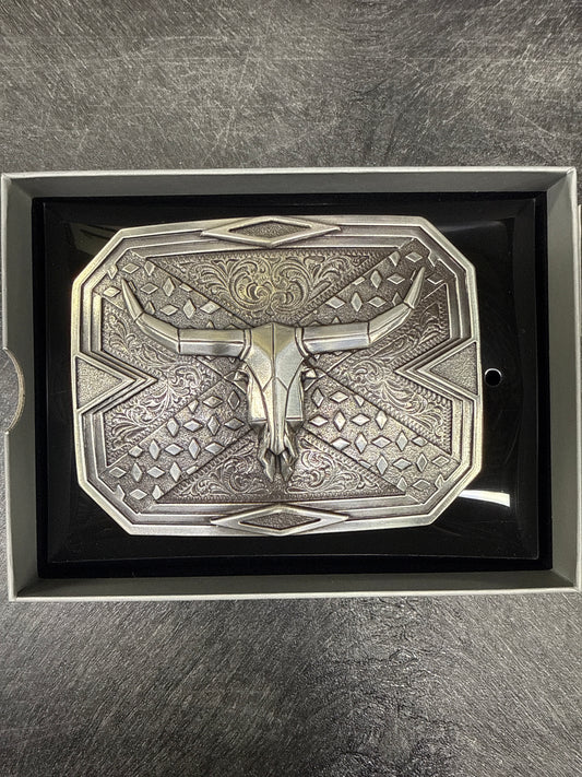 Men's Nocona Steerhead Skull Buckle