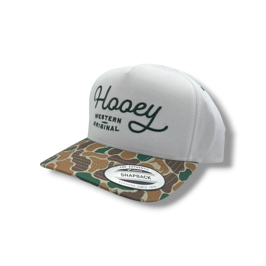 Hooey OG Hat - White/Camo