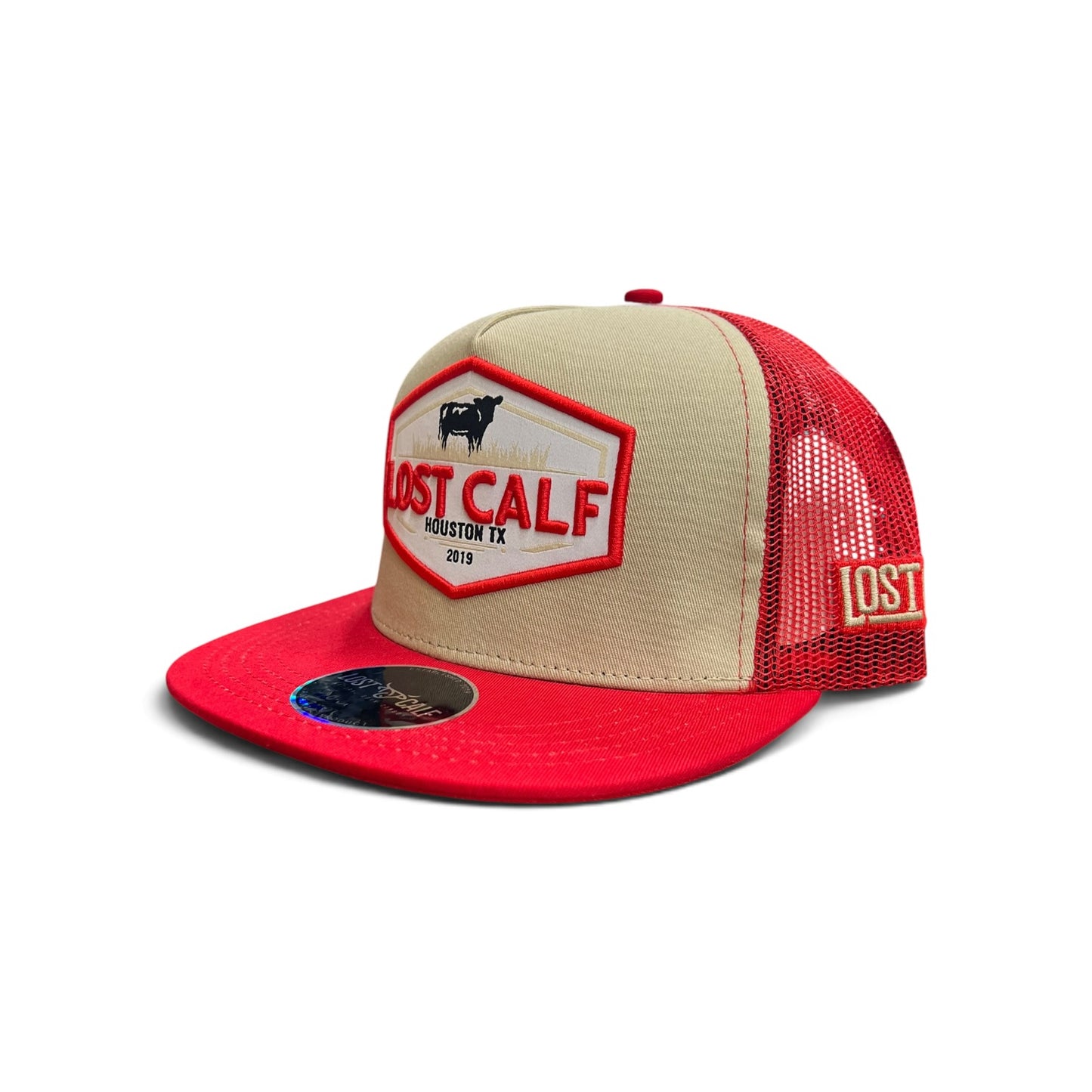 Lost Calf Hat - Farm Red