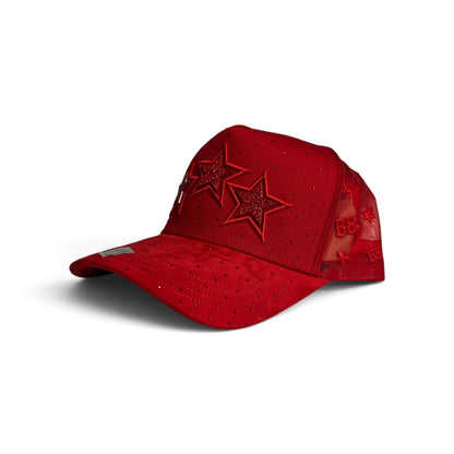 Bigg Boss Hat - RED THREE STARS