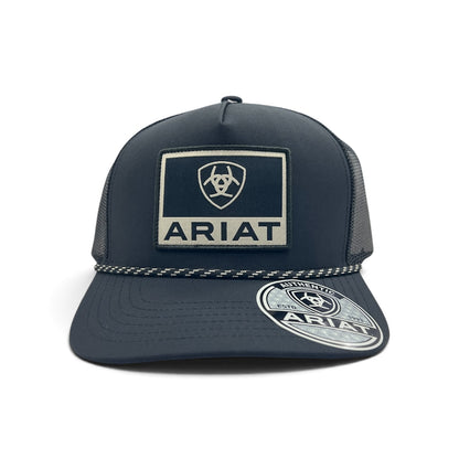 Ariat Rope Logo Patch Hat - Black