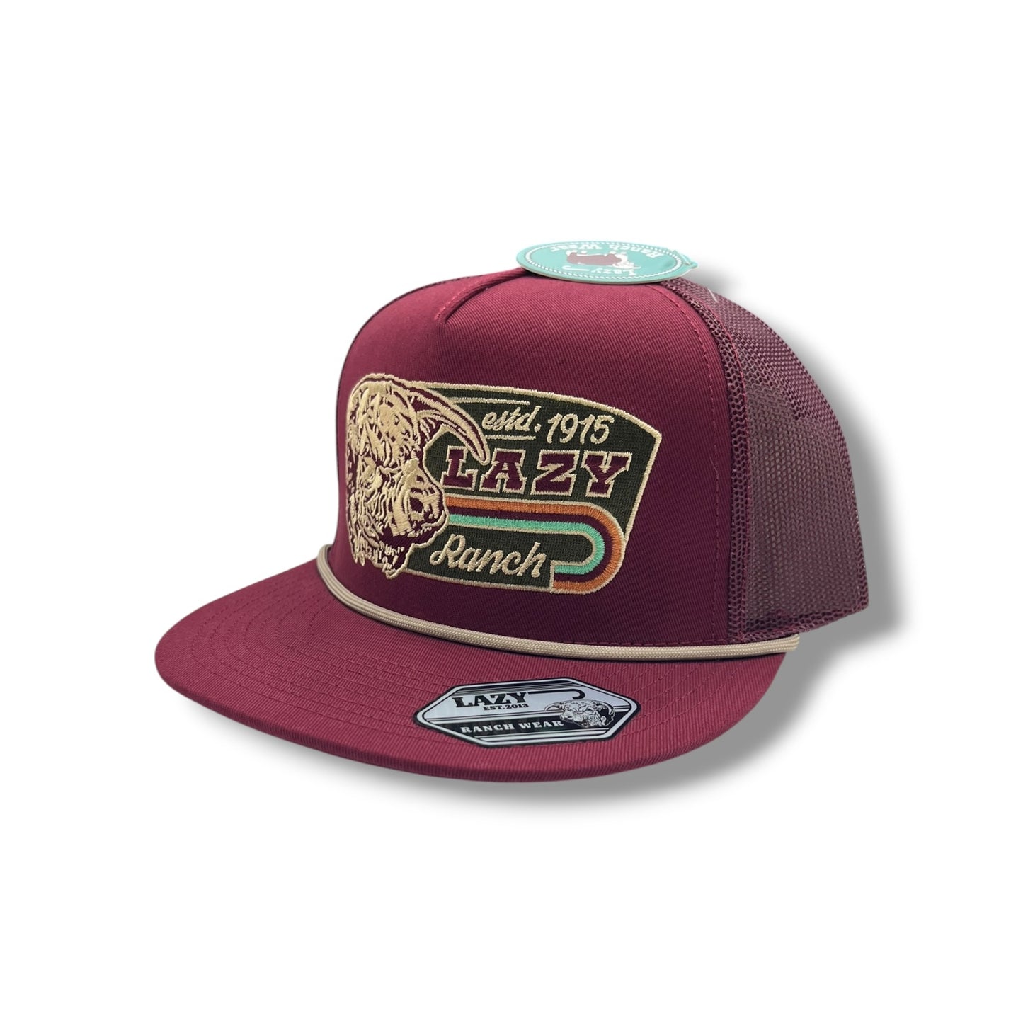 Lazy J Hat - Maroon Redford