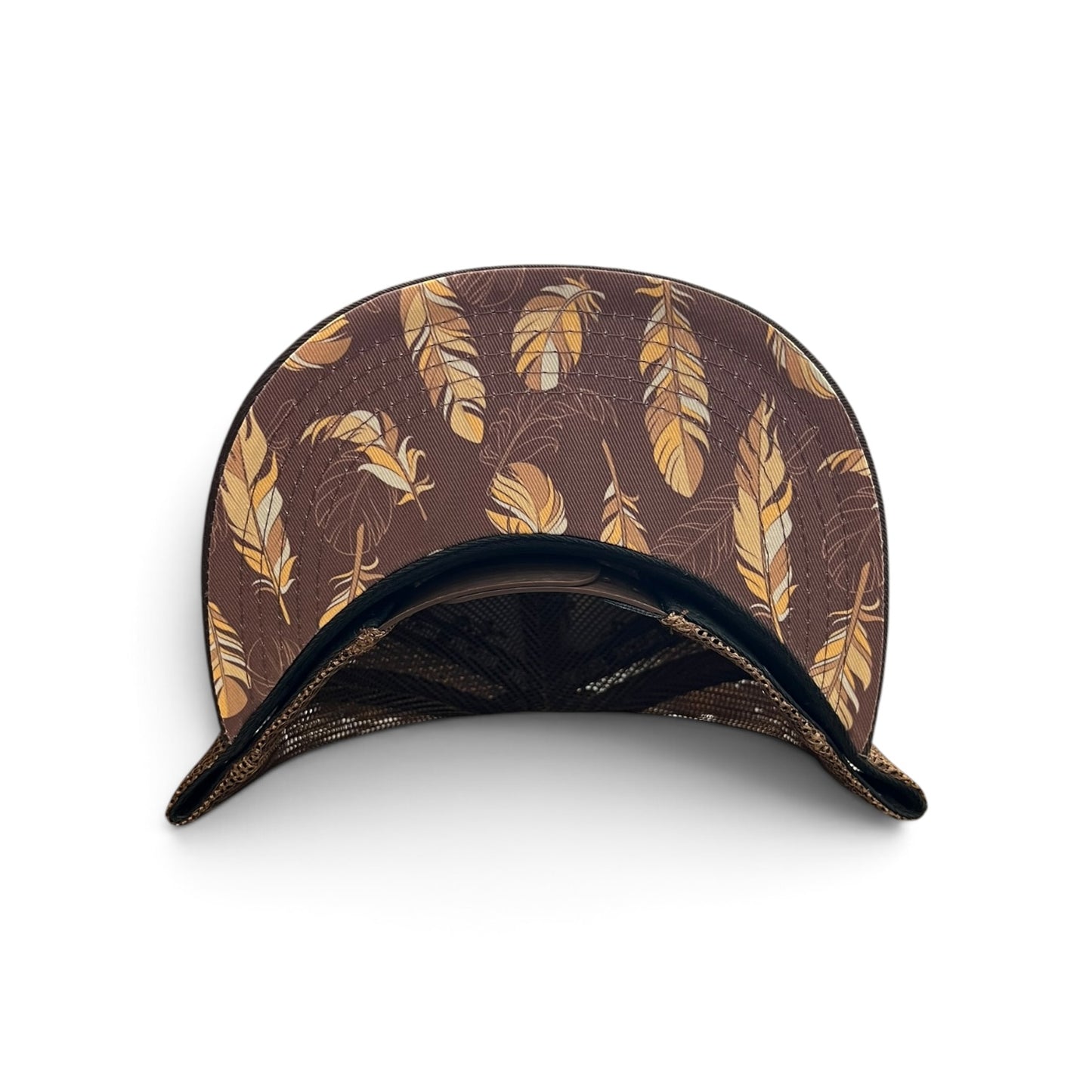 Lost Calf Hat - Brown Feathers Brown