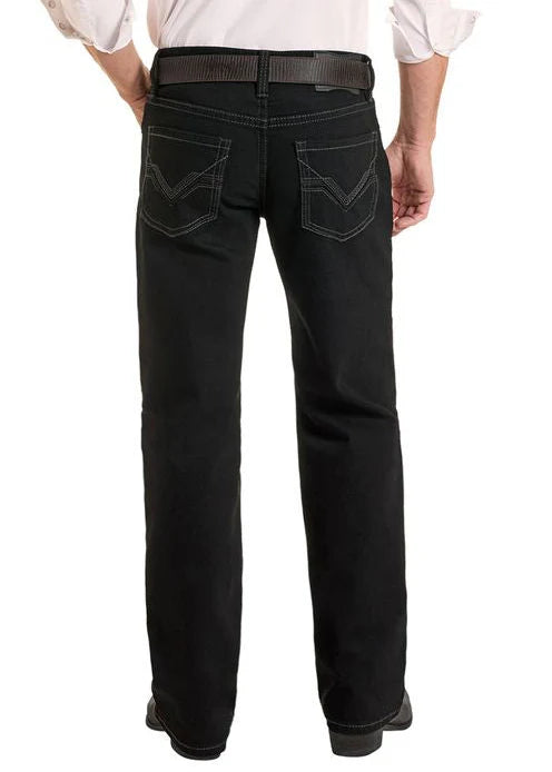 Rock&Roll Denim Double Barrel Bootcut Jean - Black