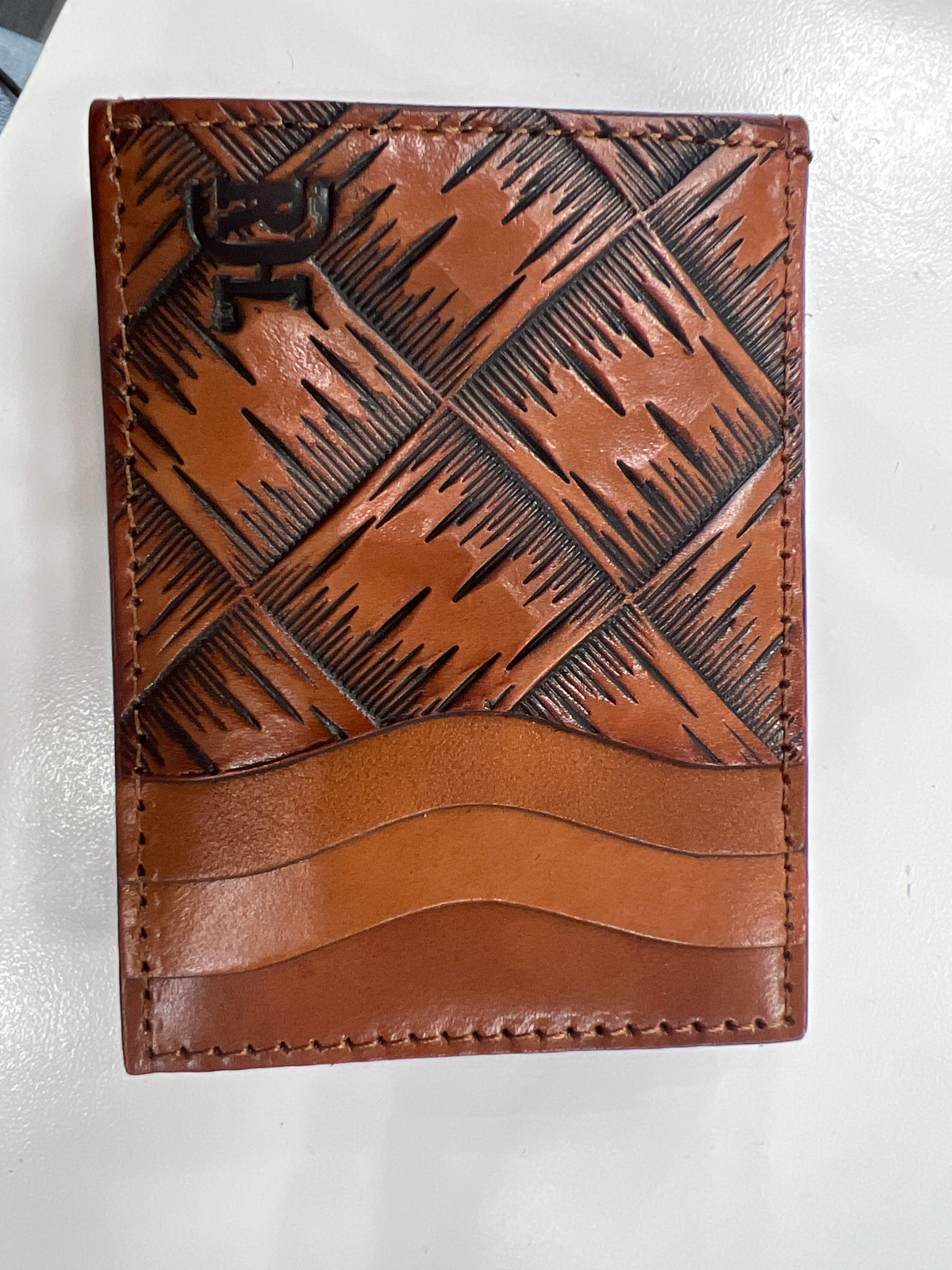Men's Wallet  - leather  Magnet clip