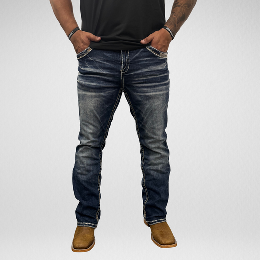 Men's Answer Me Straight Leg Denim (AM-2292)