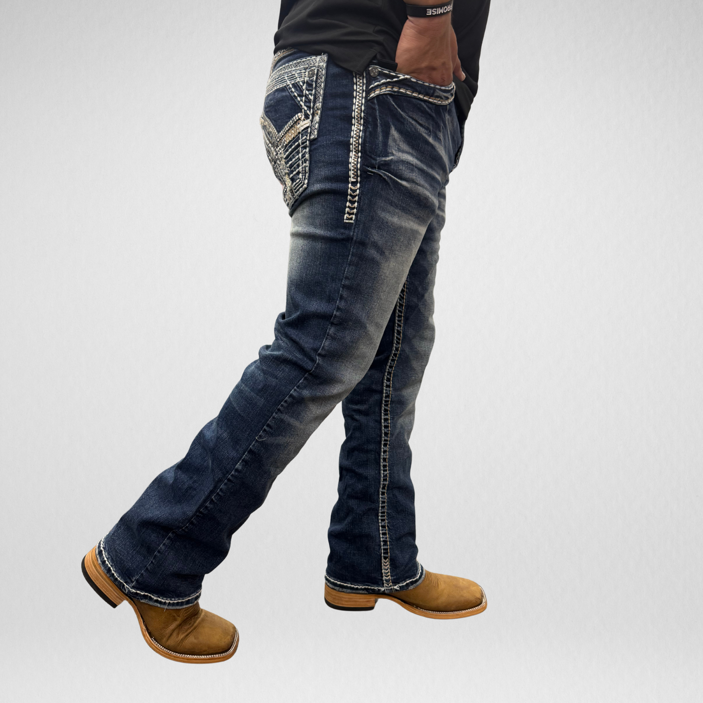 Men's Answer Me Straight Leg Denim (AM-2292)