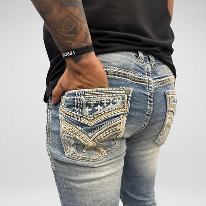 Men's Answer Me Straight Leg Denim (AM-2300)