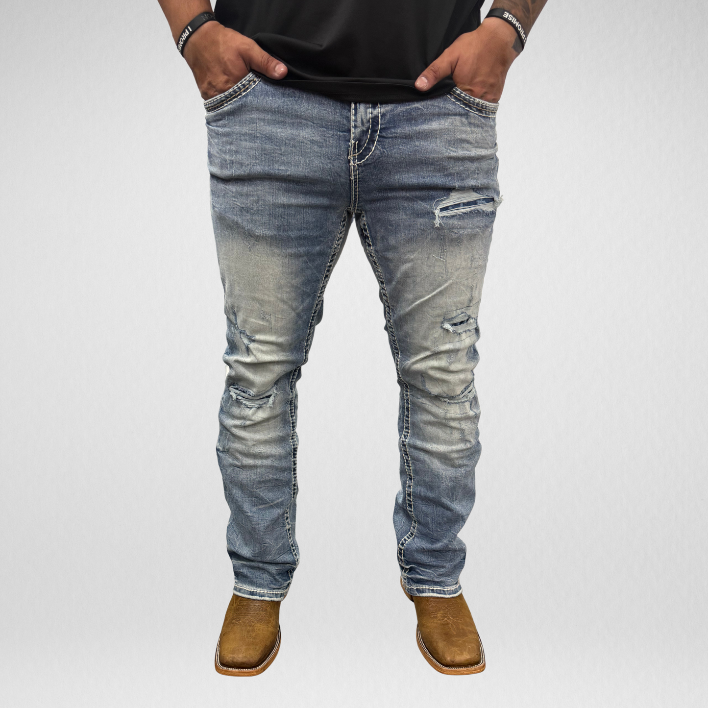 Men's Answer Me Straight Leg Denim (AM-2300)