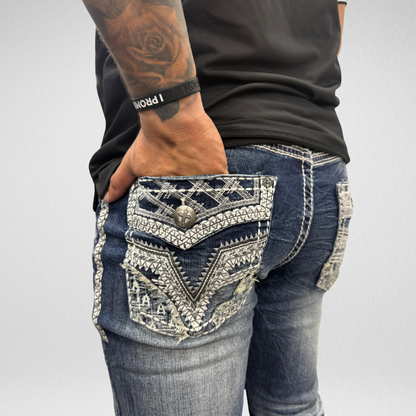 Men's Answer Me Straight Leg Denim (AM-2296)