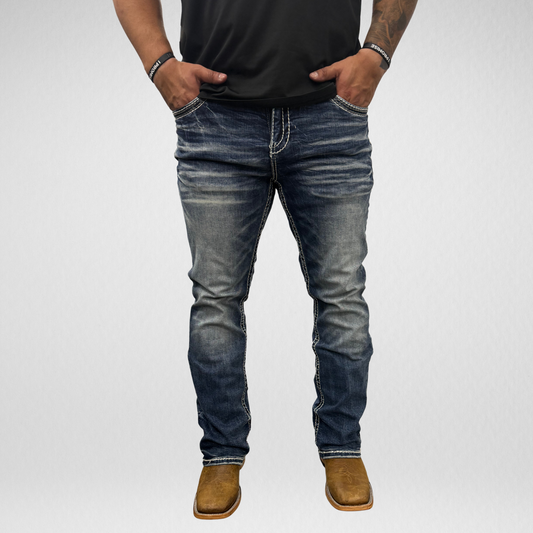 Men's Answer Me Straight Leg Denim (AM-2296)