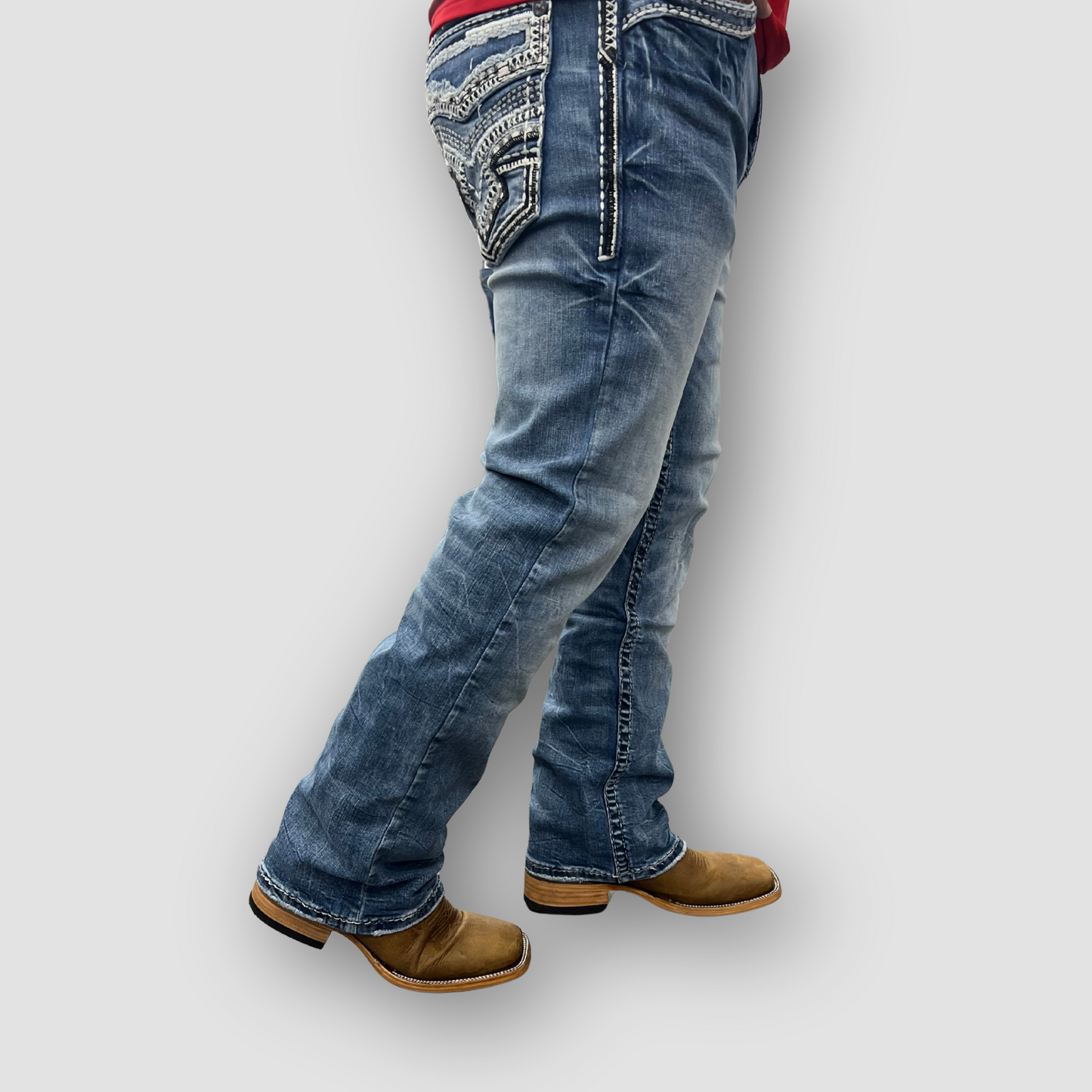 Men's Answer Me Straight Leg Denim (AM-2297)