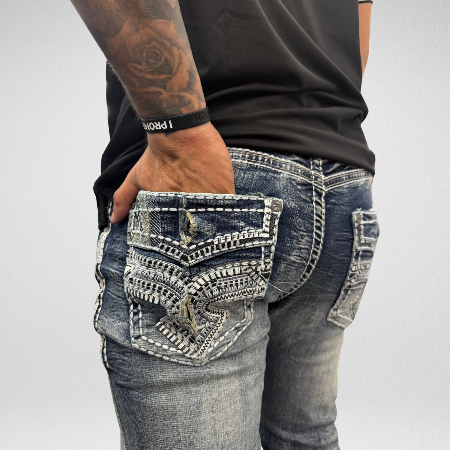 Men's Answer Me Straight Leg Denim (AM-2294)