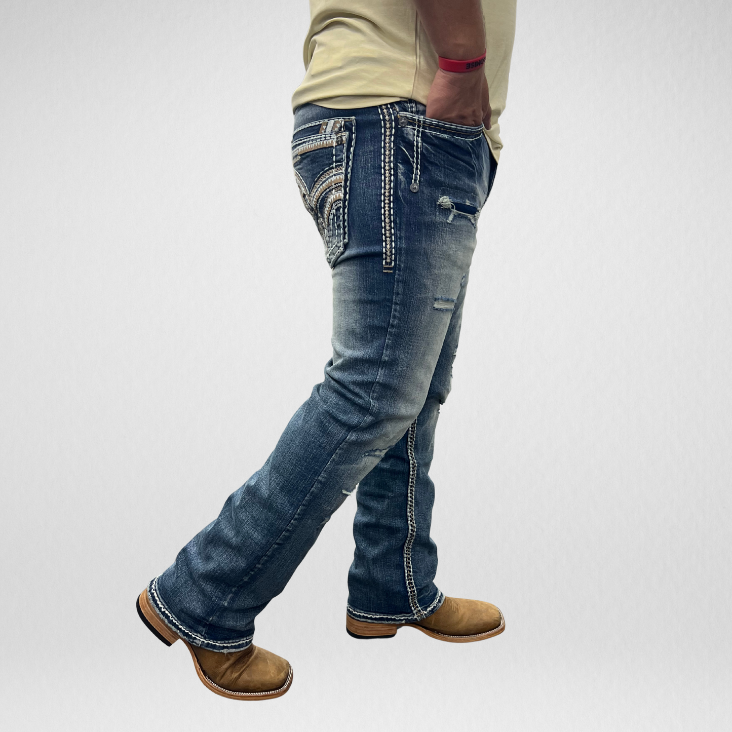 Men's Answer Me Straight Leg Denim (AM-2310)