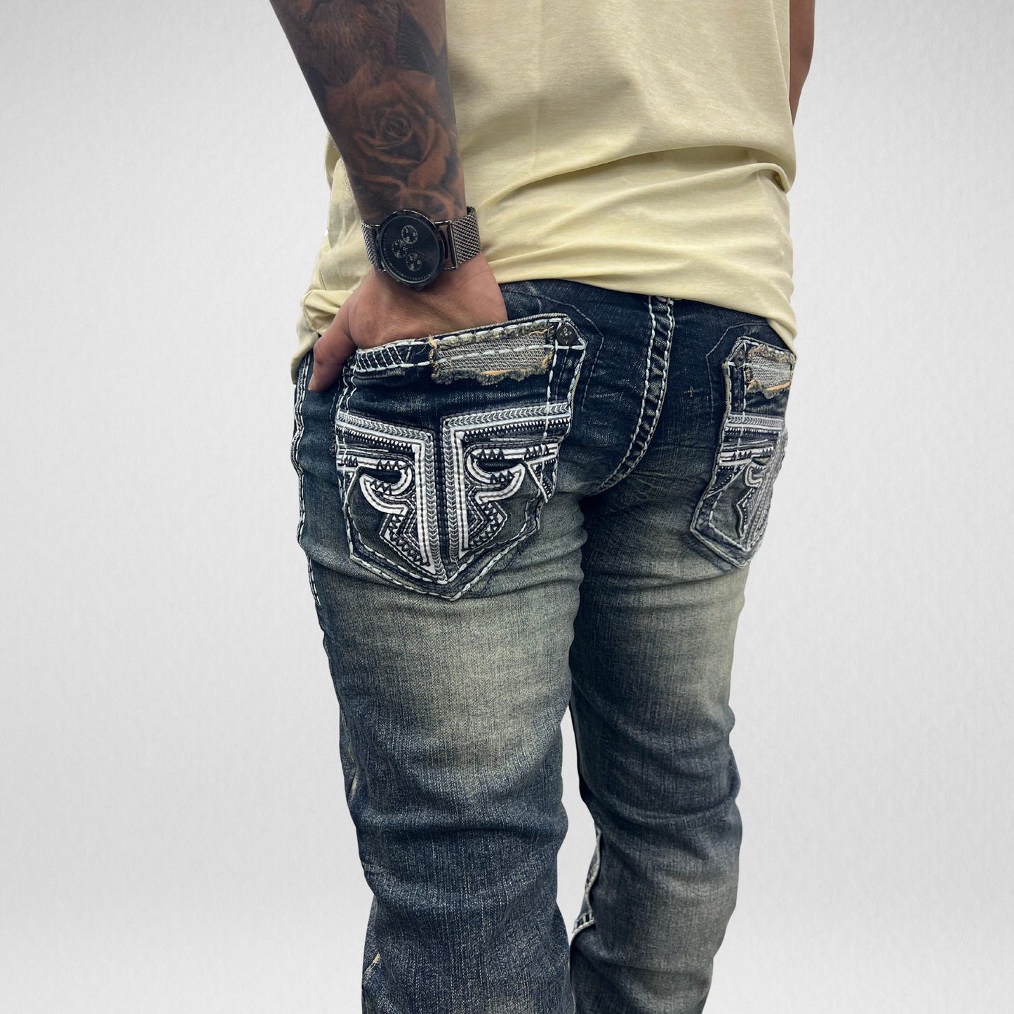 Men's Answer Me Straight Leg Denim (AM-2312)