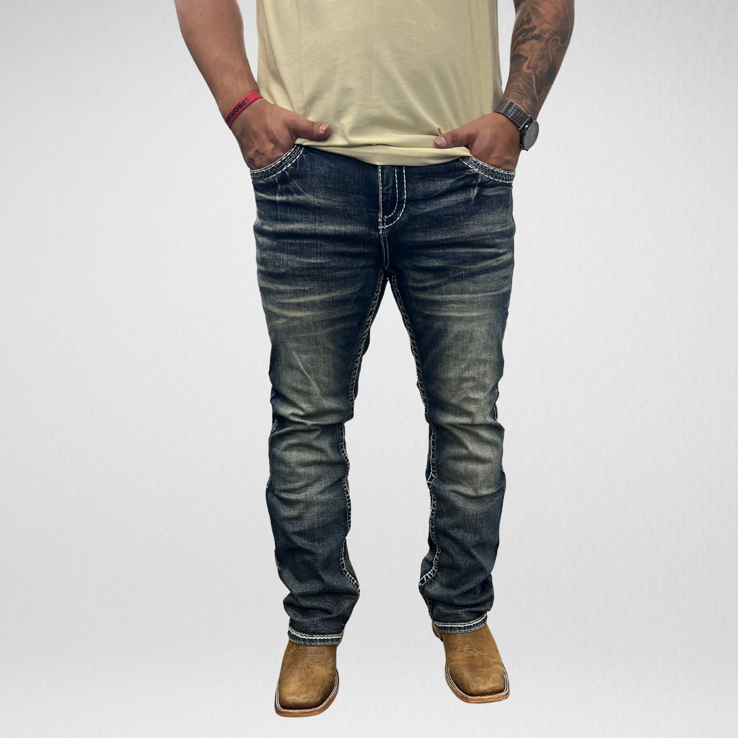 Men's Answer Me Straight Leg Denim (AM-2312)